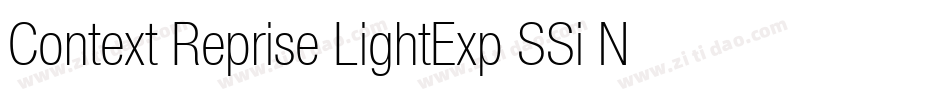Context Reprise LightExp SSi Normal字体转换